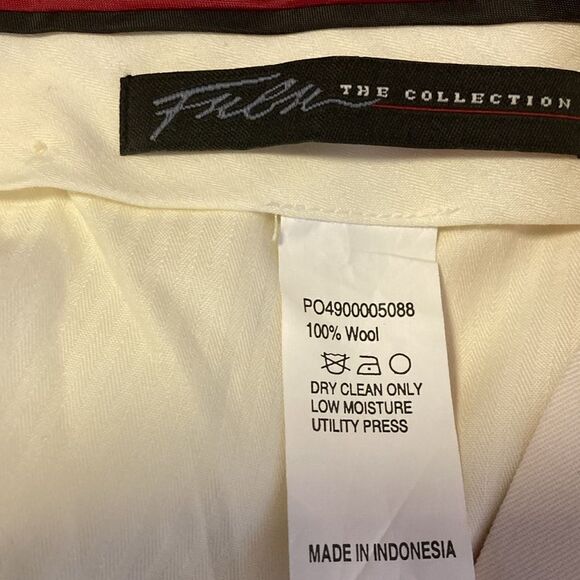 NWT FUBU 34W x 30L Vintage Wide Leg Pleated and Cuffed Unisex Pants - Picture 5 of 10